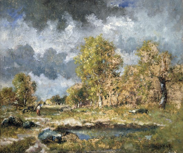 'The Pond', mid-19th century.  Artist: Narcisse Virgile Diaz de la Pena