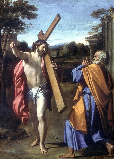 'Christ Appearing to Saint Peter on the Appian Way', 1601-1602. Artist: Annibale Carracci