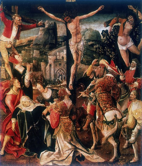 'Calvary', late 15th/early 16th century. Artist: Cornelius Engebrechtsz