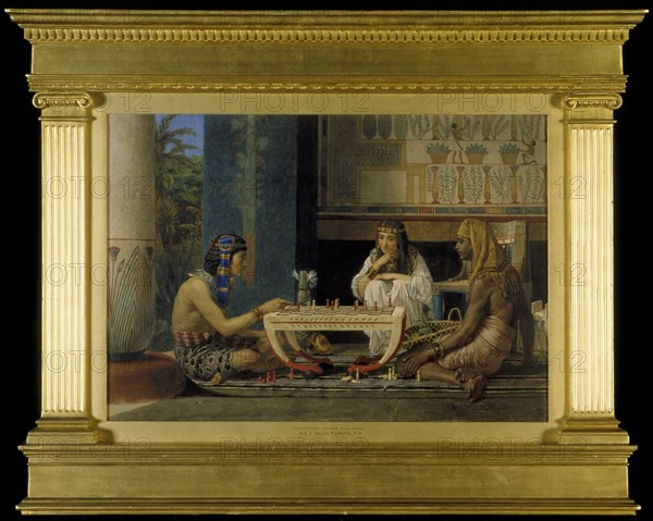 'Egyptian Chess Players', 1865. Artist: Sir Lawrence Alma-Tadema