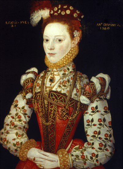 'A Young Woman', 1569. Artist: Anon