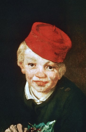 'The Boy with the Cherries', Detail, 1859. Artist: Edouard Manet
