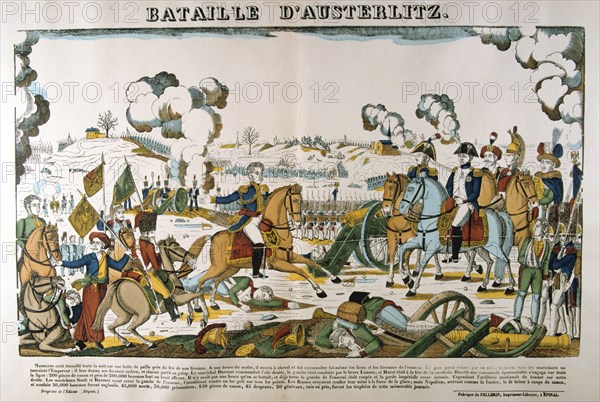 'Battle of Austerlitz', 2 December, 1805, (c1835). Artist: Francois Georgin