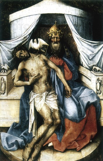 'The Trinity', 14th century. Artist: Robert Campin