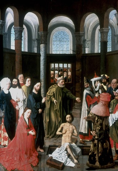 'The Raising of Lazarus', mid 15th century. Artist: Albert van Ouwater