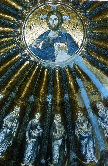 'Christ Pantocrator', c1310-c1320. Artist: Unknown