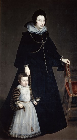 'Dona Antonia Ifenarrietta and Her Son', 1631. Artist: Diego Velasquez