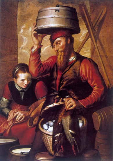 'The Game Dealer', 16th century. Artist: Pieter Aertsen