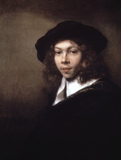 'Youth in a Black Cap', 1666. Artist: Rembrandt Harmensz van Rijn