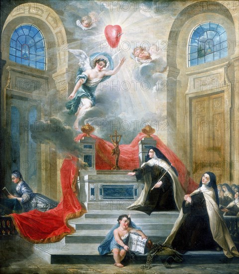 Chapel of the Carmelites, Paris, 1783. Artist: Unknown