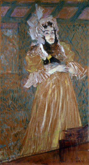 'Portrait of Miss May Belfort', 1895. Artist: Henri de Toulouse-Lautrec