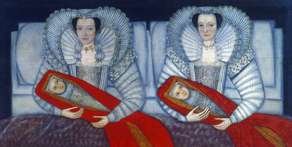 'The Cholmondeley Sisters', 1600-1610. Artist: Anon