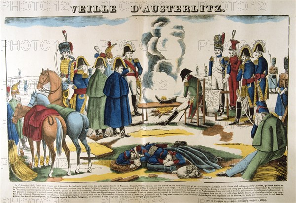 The eve of Austerlitz, 1 December 1805, (19th century). Artist: Anon