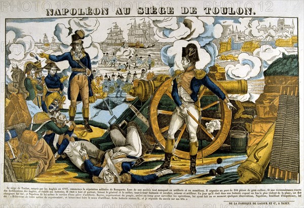'Napoleon at the Siege of Toulon', 1793, (19th century). Artist: Unknown