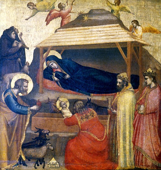 'The Epiphany', c1230.   Artist: Giotto