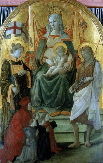 'Madonna del Ceppo' ('Madonna of the Stocks'), 1453. Artist: Filippo Lippi