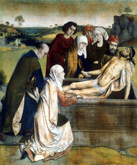 'The Entombment', 1450s. Artist: Dieric Bouts