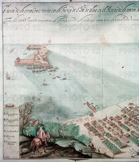 City of Veracruz, Mexico, 17th century. Artist: Unknown