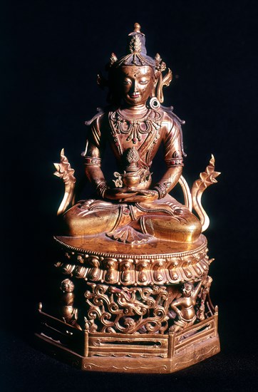 Amitabha Buddha, 18th century. Artist: Anon