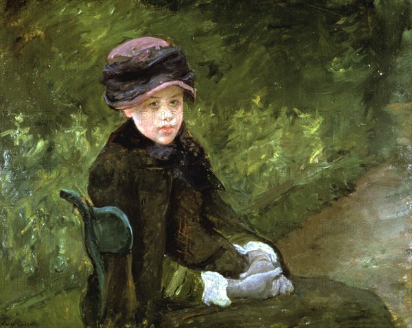 'Young Lady in the Park', c1880. Artist: Mary Cassatt