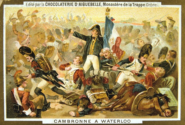 'Cambronne at the Battle of Waterloo', 18 June, 1815, (19th century). Artist: Anon