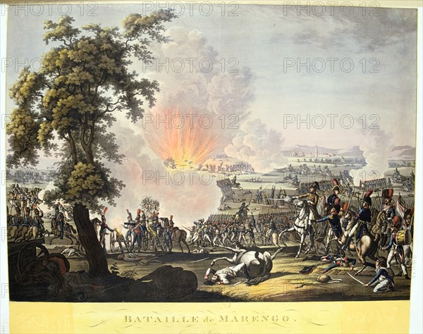 'Battle of Marengo', 14 June, 1800. Artist: Anon