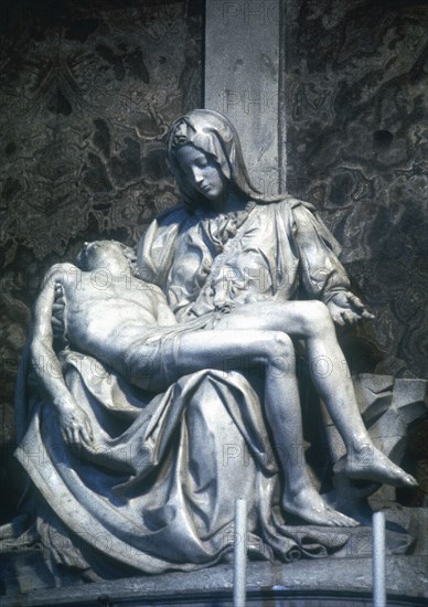 Pieta, 1498-1500. Artist: Michelangelo Buonarroti