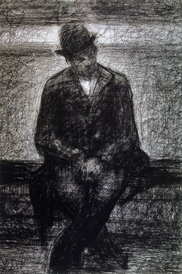 'Vagabond', c1880-1891 Artist: Georges-Pierre Seurat