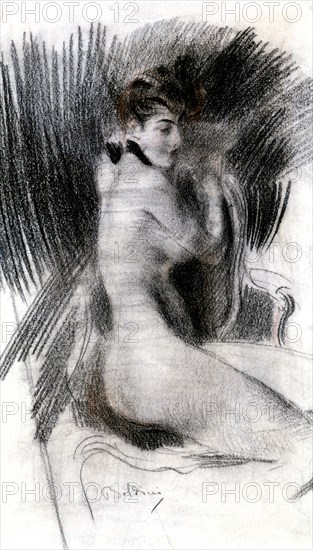 'Woman Sitting', c1920. Artist: Giovanni Boldini