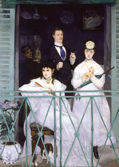 'The Balcony', 1868. Artist: Edouard Manet