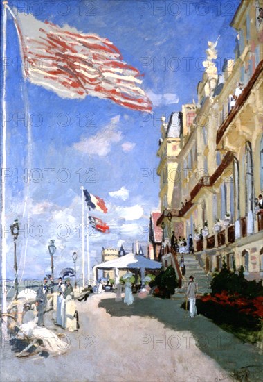 'Hotel des Roches Noires, Trouville', 1870. Artist: Claude Monet