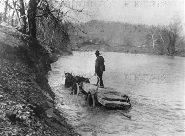 Jolt wagon, Appalachia, USA, c1917. Artist: Cecil Sharp