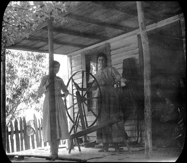 Spinning, Appalachia, USA, c1917. Artist: Cecil Sharp