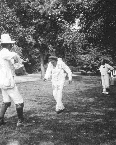 Bampton Morris Dancers, Oxfordshire, Whit Monday, 5 June 1911. Artist: Cecil Sharp