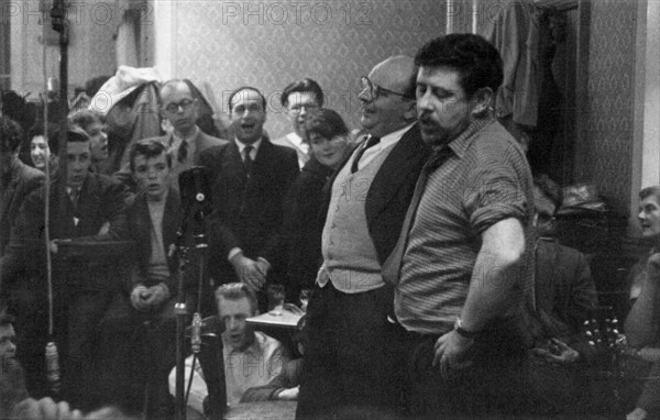 AL Lloyd and Ewan MacColl, Enterprise Public House, London, late 1950s-early 1960s. Artist: Eddis Thomas