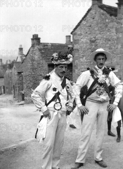 Winster Morris Dancers, Winster Wakes, Derbyshire, 4 July 1908. Artist: Unknown