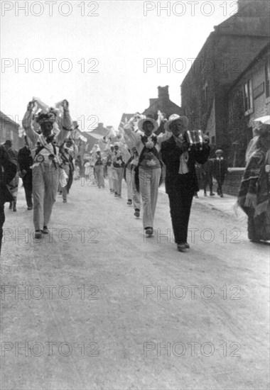 Winster Morris Dancers, Derbyshire, c1908. Artist: Unknown