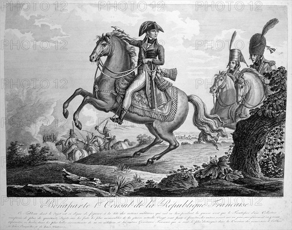 'Bonaparte 1st Consul of the French Republic', 19th century. Artist: Unknown