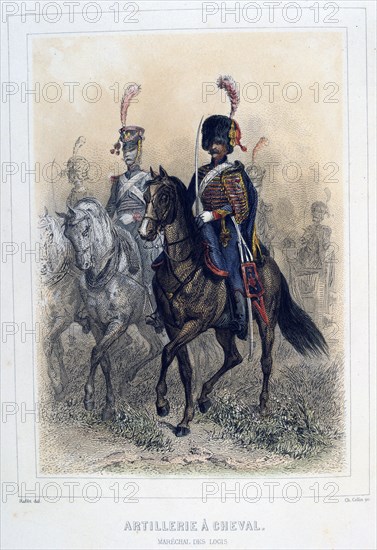 'Field Marshal of the Horse Artillery', 1859.  Artist: Auguste Raffet