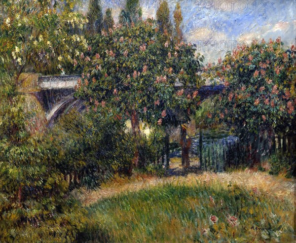 'Railway Bridge at Chatou', 1881. Artist: Pierre-Auguste Renoir