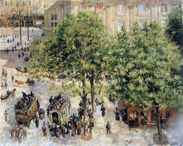 'Place du Theatre-Francais, Spring', 1898. Artist: Camille Pissarro