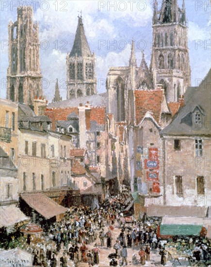 'Levine and Walk Rouen',1898. Artist: Camille Pissarro