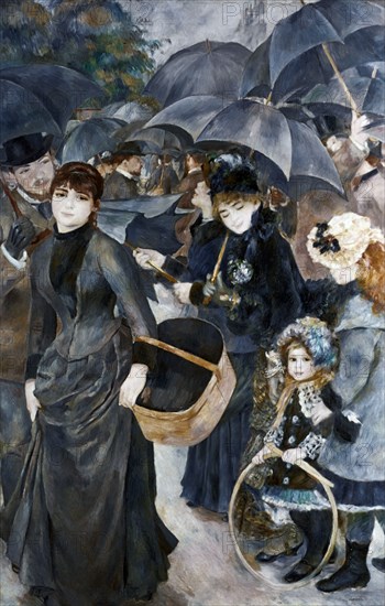 'The Umbrellas', 1881-1886. Artist: Pierre-Auguste Renoir