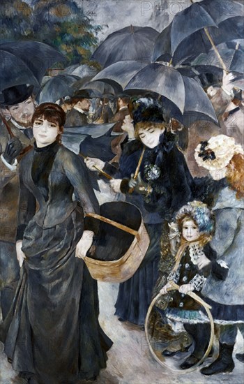 'The Umbrellas', 1881-1886. Artist: Pierre-Auguste Renoir