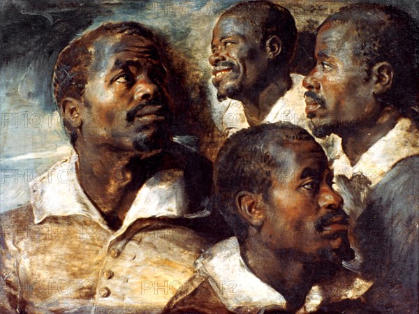 'Studies of the Head of a Negro', 17th century. Artist: Peter Paul Rubens