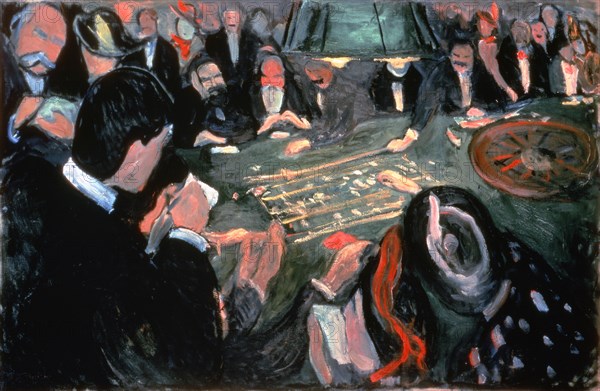 'The Roulette Table at Monte Carlo', 1903. Artist: Edvard Munch