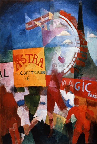 'L'Equipe de Cardiff', (The Cardiff Team), 1913. Artist: Robert Delaunay