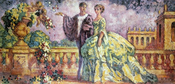 'The Promenade', 1911. Artist: Charles Guerin