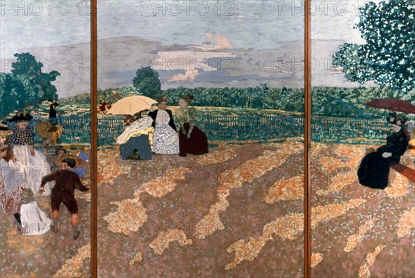 'The Public Gardens' (detail), 1894. Artist: Edouard Vuillard