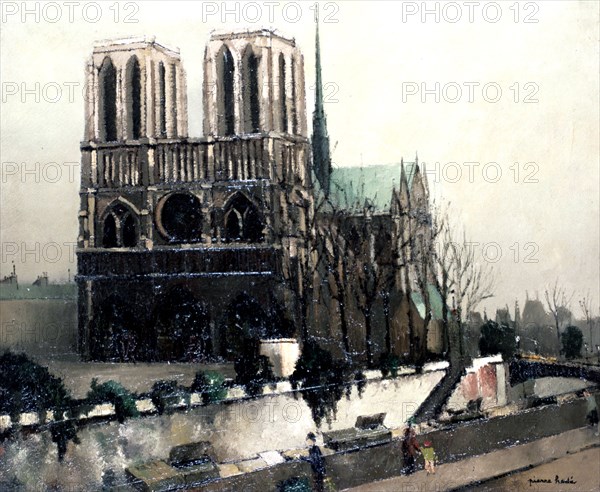 'Notre Dame de Paris', c1900-1942 Artist: Pierre Hode